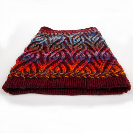 Вязаный комплект шапка + снуд от Sasha's knits