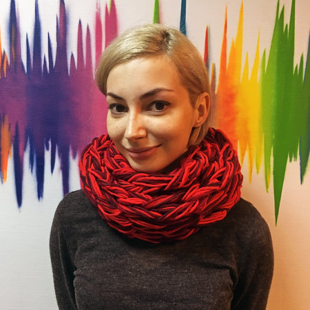 Шарф-снуд от Sasha's knits