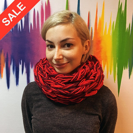 Шарф-снуд от Sasha's knits