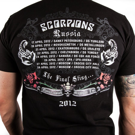 Футболка Scorpions от концертного агентства TCI